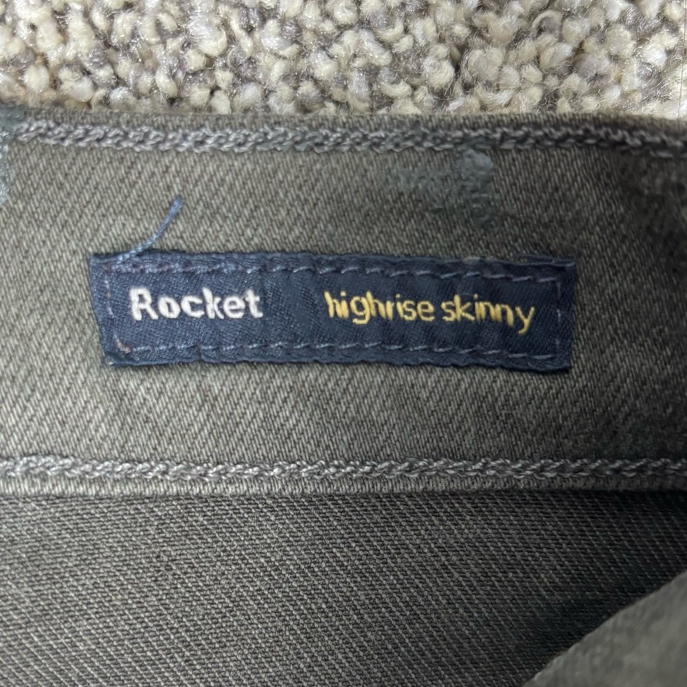 Citizens of Humanity Rocket High Rise Skinny Coated Denim Size 28 - Picture 6 of 12